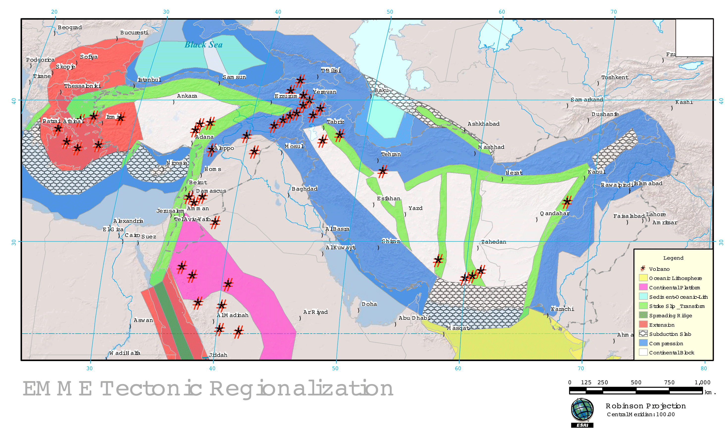 Tectonic Regionalization
