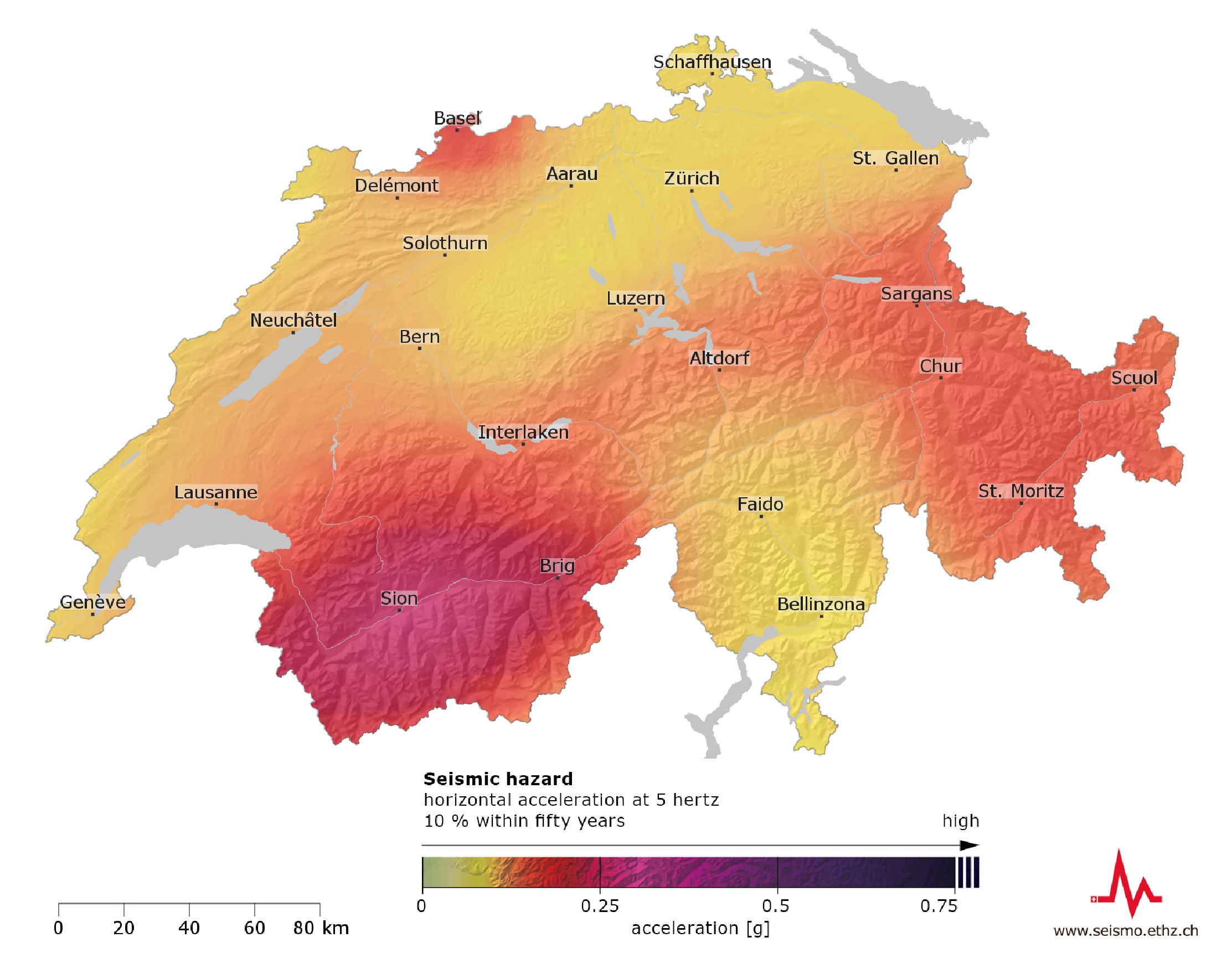 SUIhaz15 - the Seismic Hazard Model for Switzerland 2015