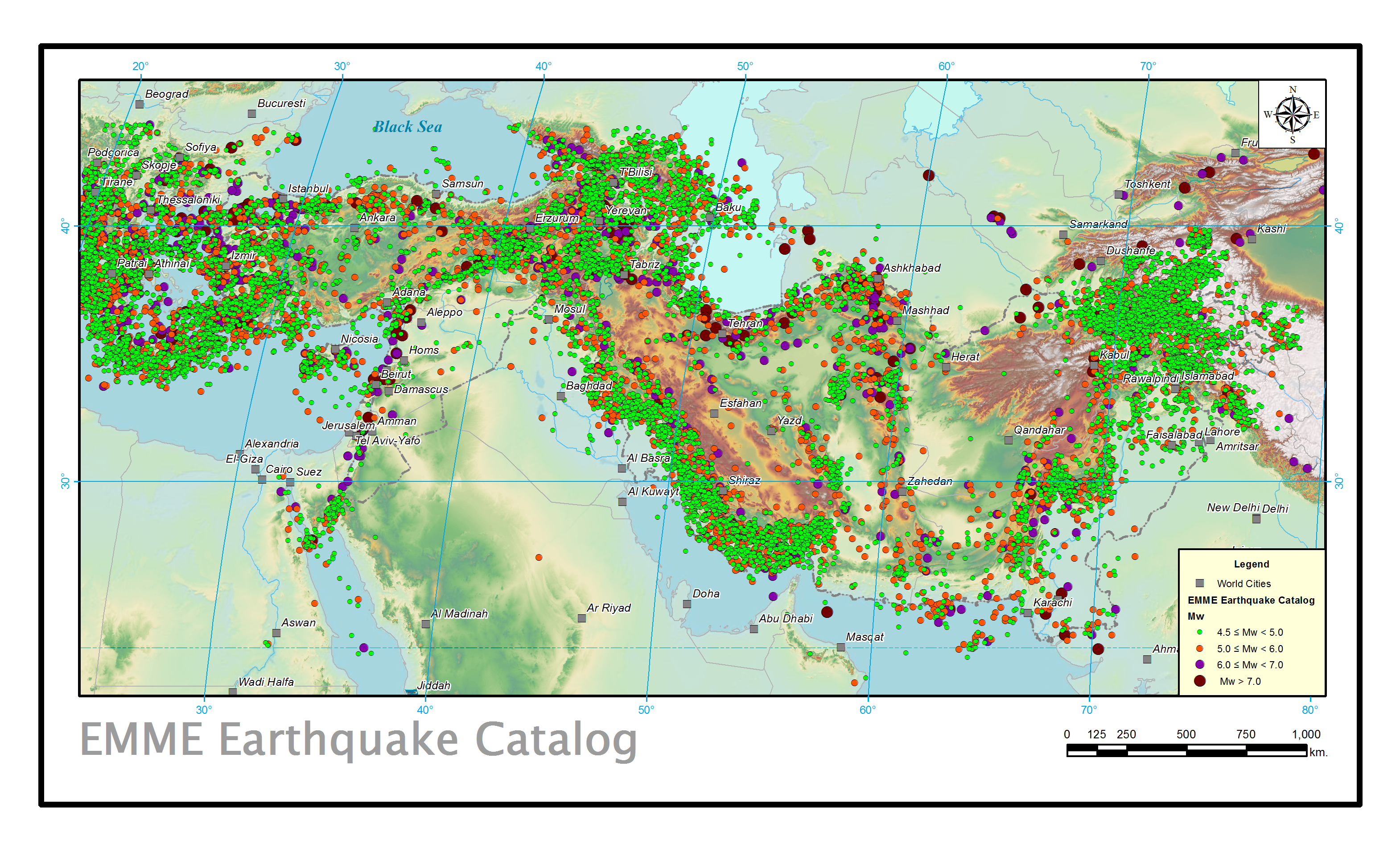 Earthquake Catalogue of the Middle East